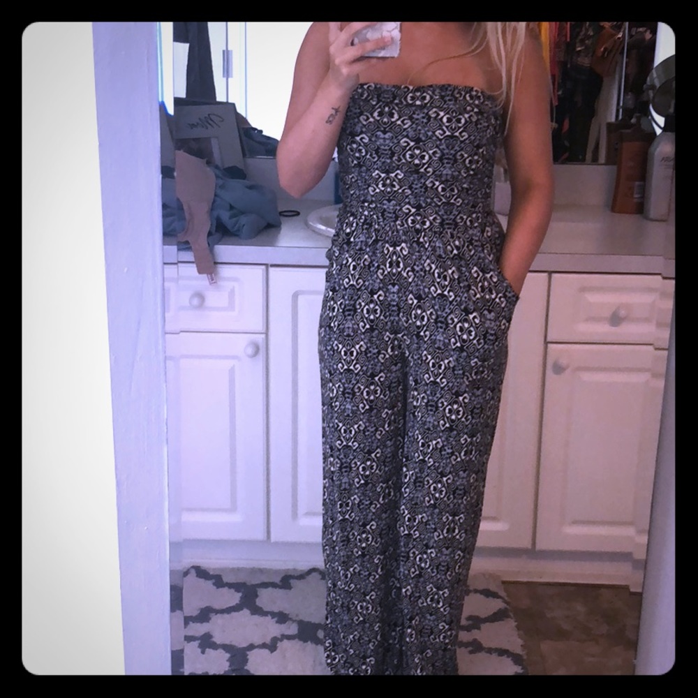 Aztec patterned jumpsuit